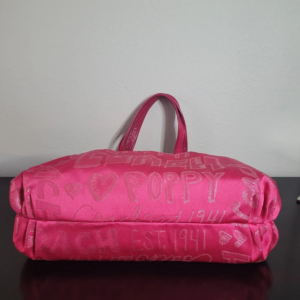 Coach Poppy Graffiti Scribble Shoulder Bag - Picture 7 of 15